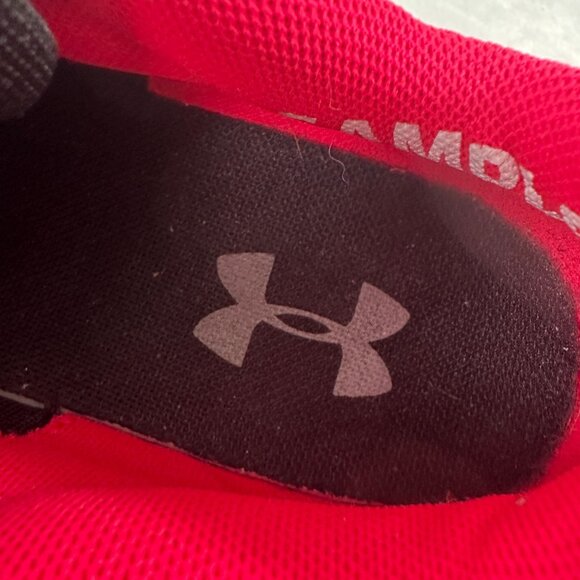 Under Armour Womens Charged Rogue 2 Running Shoes Not for Sale Markings BlK/PK - Picture 9 of 9